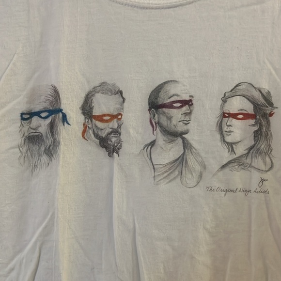 Teenage Mutant Ninja Turtles Tee- Classical Artists- Large - Picture 4 of 5